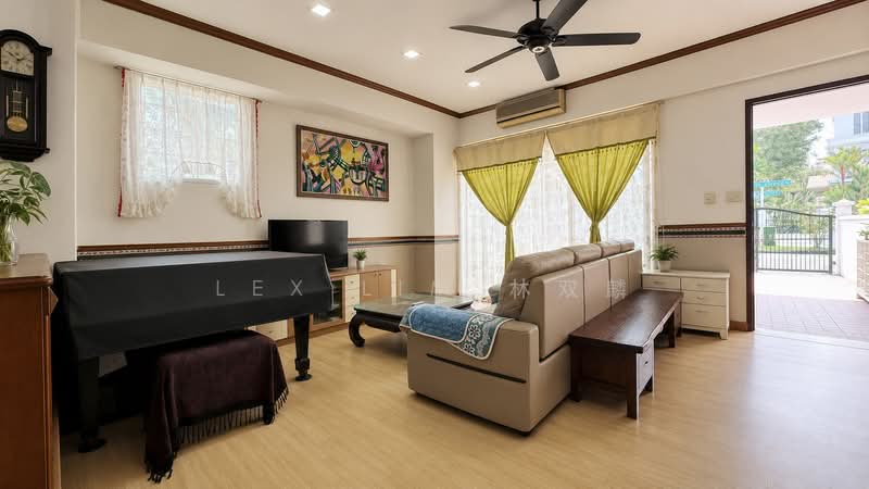 Belgravia Park, Seletar Terrace, 5 Bedrooms, 2,800 sqft, Corner Terrace For Sale, by Lex Lim 林双麟, 500219702 - Living Room - PropertyGuru.com.sg