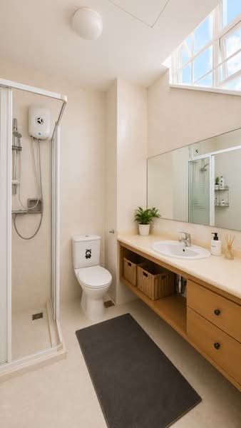 Belgravia Park, Seletar Terrace, 5 Bedrooms, 2,800 sqft, Corner Terrace For Sale, by Lex Lim 林双麟, 500219702 - Bathroom - PropertyGuru.com.sg