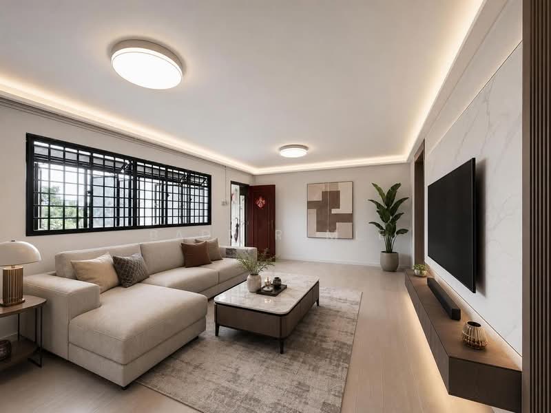 137 Yishun Ring Road, 137 Yishun Ring Road, 3 Bedrooms, 979 sqft, HDB Flat For Sale, by Badd Ramle, 500219823 - Living Room (AI Generated Potential) - PropertyGuru.com.sg