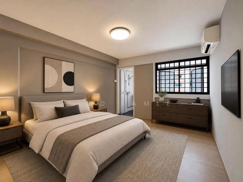 137 Yishun Ring Road, 137 Yishun Ring Road, 3 Bedrooms, 979 sqft, HDB Flat For Sale, by Badd Ramle, 500219823 - Master Bedroom (AI Generated Potential) - PropertyGuru.com.sg