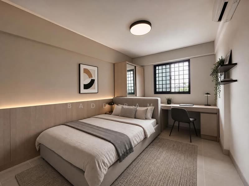137 Yishun Ring Road, 137 Yishun Ring Road, 3 Bedrooms, 979 sqft, HDB Flat For Sale, by Badd Ramle, 500219823 - Common Bedroom (AI Generated Potential) - PropertyGuru.com.sg