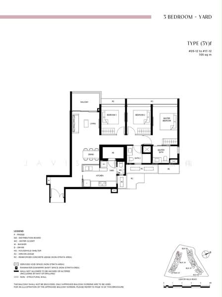 Lentor Hills Residences, Lentor Hills Road (Parcel A), Ang Mo Kio, 3 Bedrooms, 1,130 sqft, Apartment For Rent, by Javis Tan 陈松伟, 500219855 - PropertyGuru.com.sg