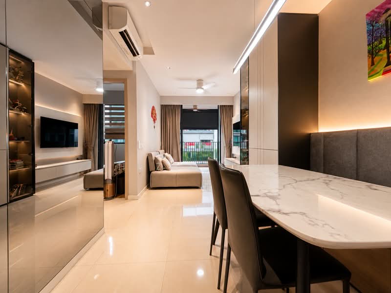 Treasure at Tampines, 25 Tampines Lane, 2 Bedrooms, 678 sqft, Condominium For Sale, by Hazel Lim, 500219896 - Living Room - PropertyGuru.com.sg