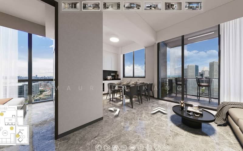Midtown Bay, 120 Beach Road, 1 Bedroom, 409 sqft, Condominium For Sale, by Maureen Kang, 500219898 - Living Room - PropertyGuru.com.sg