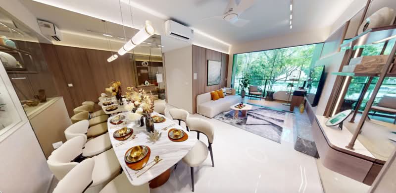 Tengah Garden Residences, Tengah Garden Avenue, 4 Bedrooms, 1,249 sqft, Condominium For Sale, by Maureen Kang, 500219924 - Dining Room - PropertyGuru.com.sg