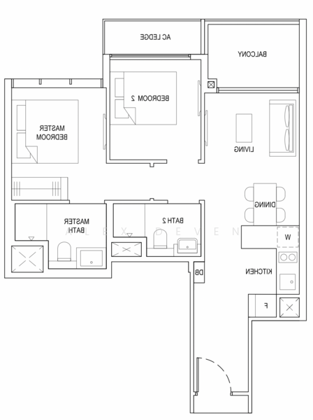 The Florence Residences, 87 Hougang Avenue 2, Hougang / Punggol / Sengkang, 2 Bedrooms, 667 sqft, Condominium For Sale, by Alex Deven, 500219947 - PropertyGuru.com.sg