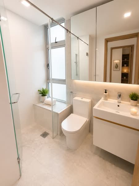 Woodsville 28, 28 Woodsville Close, 2 Bedrooms, 829 sqft, Condominium For Rent, by Lean Guanhua, 500219972 - Bathroom - PropertyGuru.com.sg