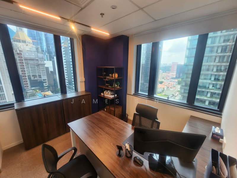 Hong Leong Building, 16 Raffles Quay, 1,249 sqft, Office For Rent, by James Sin, 500220103 - director room - CommercialGuru.com.sg