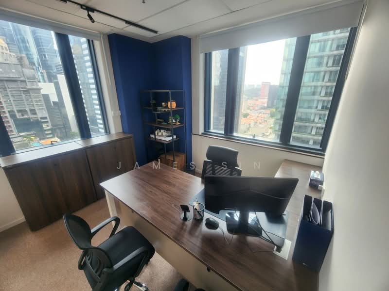 Hong Leong Building, 16 Raffles Quay, 1,249 sqft, Office For Rent, by James Sin, 500220103 - director room - CommercialGuru.com.sg