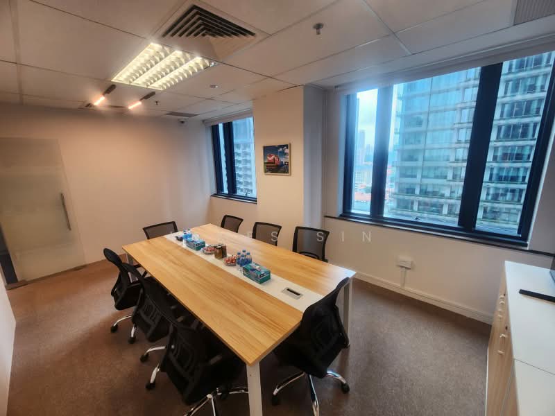 Hong Leong Building, 16 Raffles Quay, 1,249 sqft, Office For Rent, by James Sin, 500220103 - meeting room - CommercialGuru.com.sg
