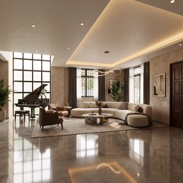 Undervalued 3 storeys Large Plot Semi-D in Hougang / Bartley / Serangoon, Hougang / Punggol / Sengkang, 7 Bedrooms, 5,500 sqft, Semi-Detached House For Sale, by Angie Hong 方安琪, 500220111 - Living Room - PropertyGuru.com.sg