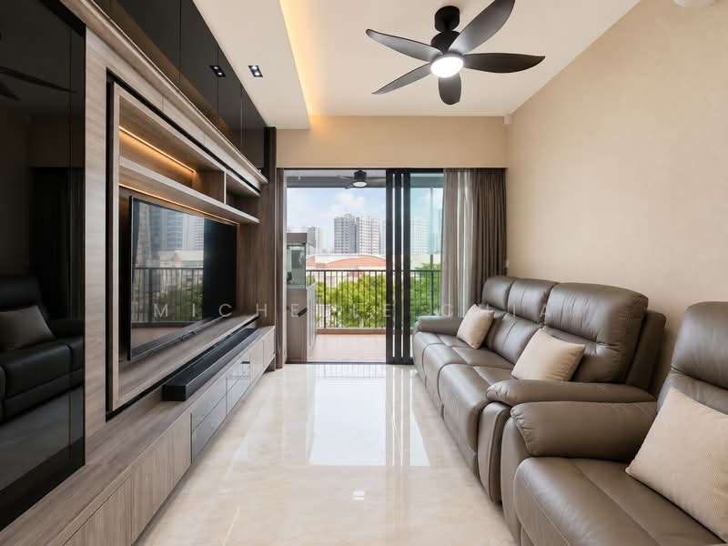 Kingsford Waterbay, 68 Upper Serangoon View, 4 Bedrooms, 1,023 sqft, Condominium For Sale, by Michelle Chia, 500220240 - Living Room - PropertyGuru.com.sg