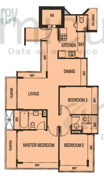 3 @ Phillips, 3 Phillips Avenue, 3 Bedrooms, 1,033 sqft, Condominium For Rent, by James Goh, 500220250 - PropertyGuru.com.sg