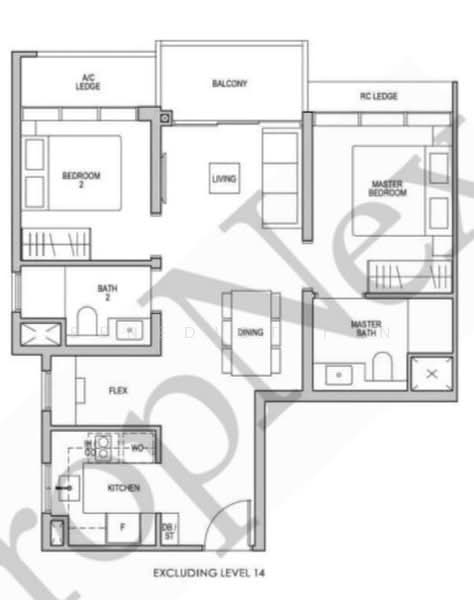 Lentor Modern, Lentor Central, 2 Bedrooms, 732 sqft, Condominium For Sale, by Benedict Tan, 500220255 - PropertyGuru.com.sg