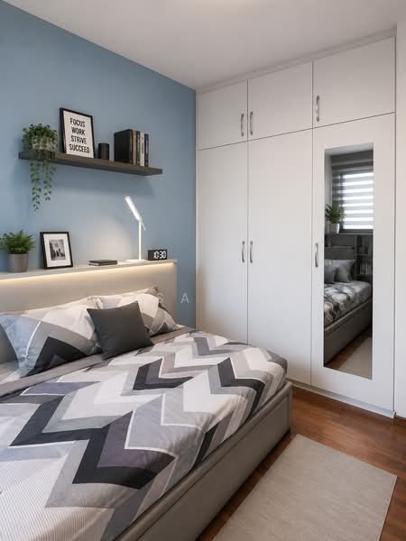 Changi Rise Condo, 10 Simei Rise, 3 Bedrooms, 1,130 sqft, Condominium For Sale, by Elsa Yeo, 500220279 - Bedroom - PropertyGuru.com.sg