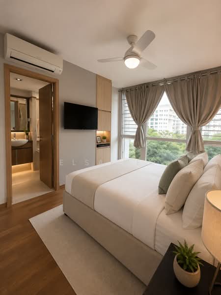 Changi Rise Condo, 10 Simei Rise, 3 Bedrooms, 1,130 sqft, Condominium For Sale, by Elsa Yeo, 500220279 - Bedroom - PropertyGuru.com.sg