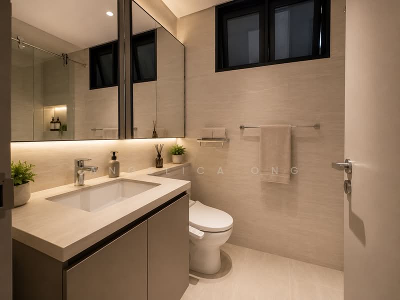 The Venue Residences and Shoppes, 14 Tai Thong Crescent, 3 Bedrooms, 1,130 sqft, Apartment For Sale, by Angelica Ong, 500220350 - Bathroom - PropertyGuru.com.sg