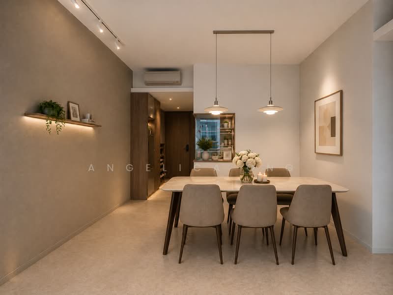 The Venue Residences and Shoppes, 14 Tai Thong Crescent, 3 Bedrooms, 1,130 sqft, Apartment For Sale, by Angelica Ong, 500220350 - Dining Room - PropertyGuru.com.sg