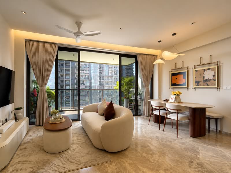 LIV @ MB, 114D Arthur Road, 3 Bedrooms, 1,302 sqft, Condominium For Sale, by Sharol Pek, 500220477 - Living Room - PropertyGuru.com.sg