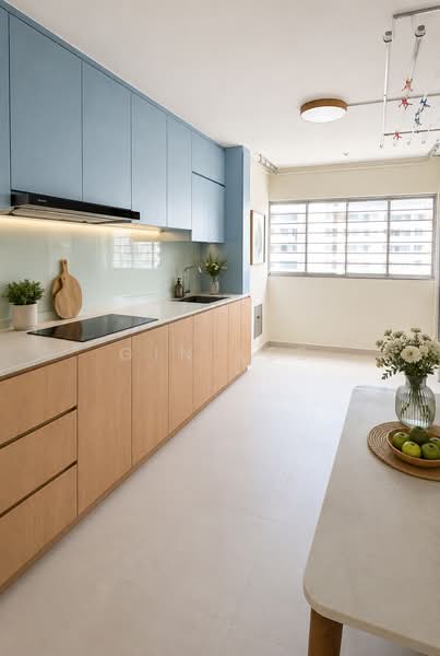 381 Clementi Avenue 5, 381 Clementi Avenue 5, 3 Bedrooms, 990 sqft, HDB Flat For Rent, by Gin Lee, 500220532 - Kitchen - PropertyGuru.com.sg