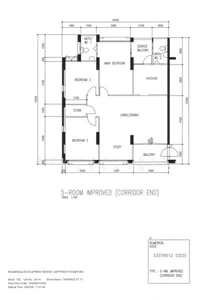702 Tampines Street 71, 702 Tampines Street 71, 3 Bedrooms, 1,280 sqft, HDB Flat For Sale, by Azahari Bin Hussain, 500220570 - PropertyGuru.com.sg