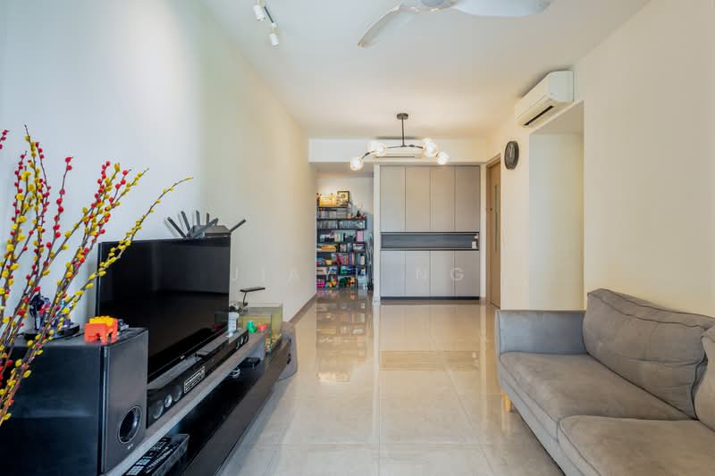 The Tapestry, 59 Tampines Street 86, 3 Bedrooms, 990 sqft, Condominium For Sale, by Jiayu Ng, 500220617 - Living Room - PropertyGuru.com.sg