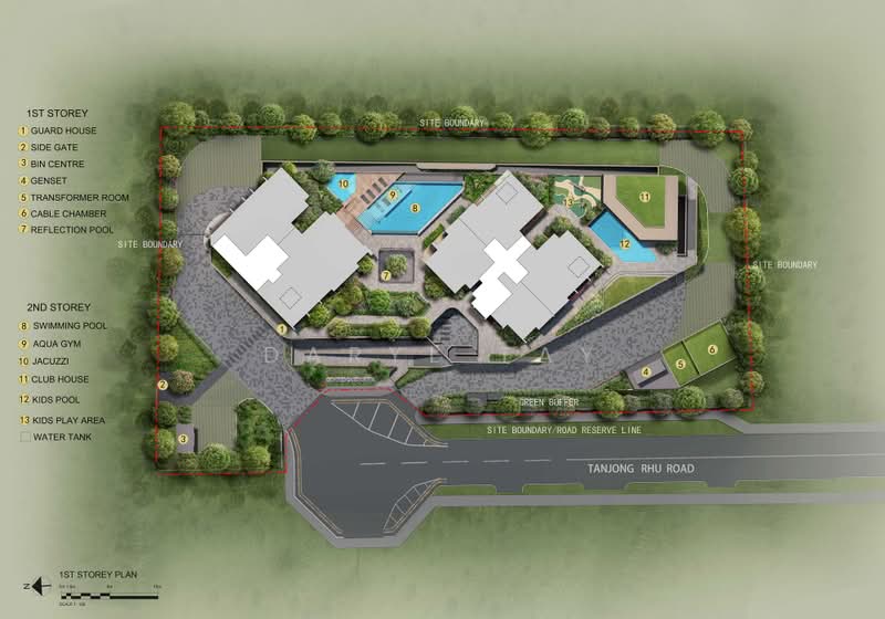Arina East Residences, 6D Tanjong Rhu Road, 2 Bedrooms, 797 sqft, Condominium For Sale, by Daryl Tay, 500220646 - Site Plan - PropertyGuru.com.sg