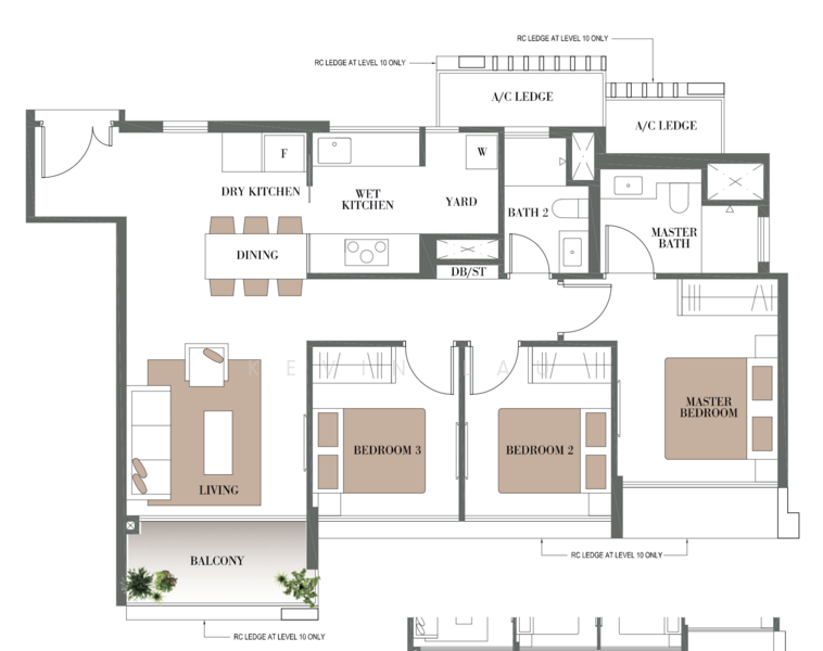 Botanique at Bartley, , 3 Bedrooms, 958 sqft, Condominium For Sale, by Kevin Lau, 500220655 - PropertyGuru.com.sg