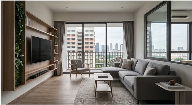 Botanique at Bartley, , 3 Bedrooms, 958 sqft, Condominium For Sale, by Kevin Lau, 500220655 - Living Room - PropertyGuru.com.sg