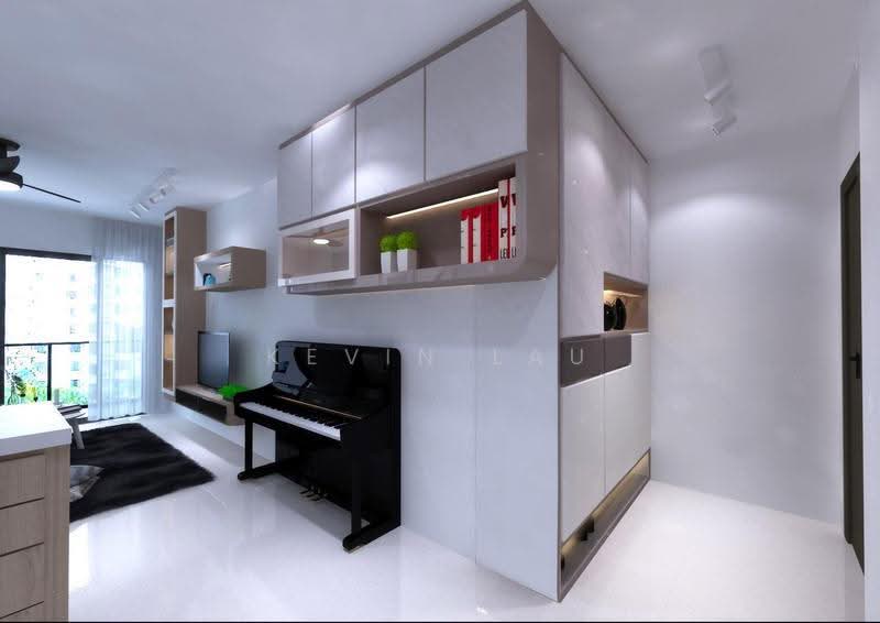 Botanique at Bartley, Upper Paya Lebar Road, Hougang / Punggol / Sengkang, 3 Bedrooms, 958 sqft, Condominium For Sale, by Kevin Lau, 500220655 - Living Room - PropertyGuru.com.sg