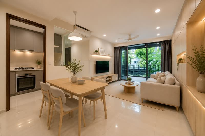 The Visionaire, 174 Canberra Drive, 4 Bedrooms, 1,141 sqft, Executive Condominium For Sale, by Roy Goh, 500220668 - Living Room - PropertyGuru.com.sg