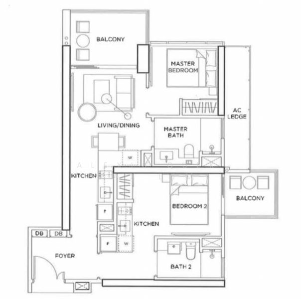 Gem Residences, 3 Lorong 5 Toa Payoh, 2 Bedrooms, 775 sqft, Condominium For Sale, by Alexis Quek, 500220720 - PropertyGuru.com.sg
