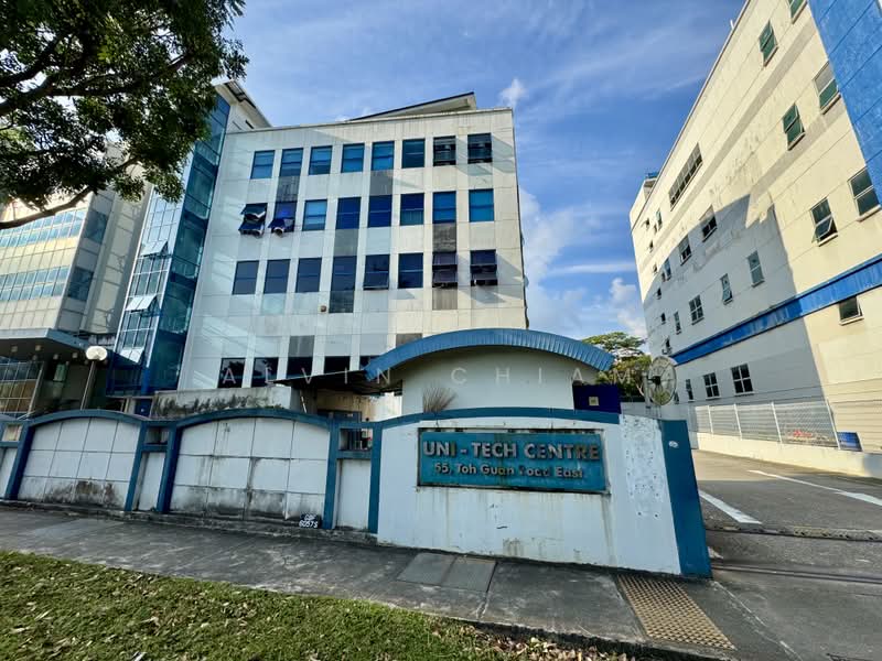 Uni-Tech Centre, 55 Toh Guan Rd East, 2,497 sqft, Factory / Workshop (B2) For Sale, by Alvin Chiam, 500220772 - Exterior - CommercialGuru.com.sg