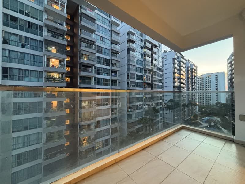A Treasure Trove, 56 Punggol Walk, 3 Bedrooms, 1,044 sqft, Condominium For Rent, by Jason Oon, 500220784 - Balcony - PropertyGuru.com.sg