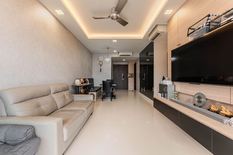 Watercolours, 25 Pasir Ris Link, 3 Bedrooms, 958 sqft, Executive Condominium For Sale, by Gerald Phng, 500220803 - Living Room - PropertyGuru.com.sg