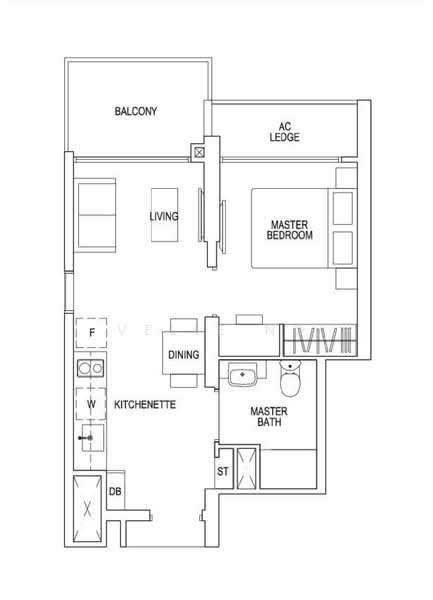 Parc Riviera, 103 West Coast Vale, 1 Bedroom, 463 sqft, Condominium For Sale, by Velle Ng, 500220813 - PropertyGuru.com.sg