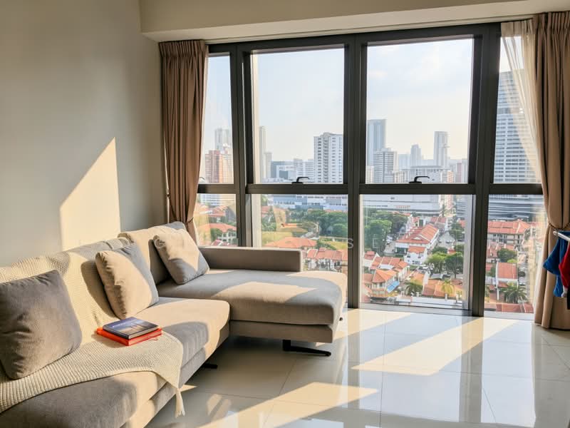 DUO Residences, 1 Fraser Street, 2 Bedrooms, 818 sqft, Apartment For Sale, by Xiang Rui Issey Lim, 500220818 - Living Room - PropertyGuru.com.sg