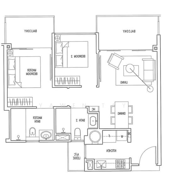 The Nautical, 99 Jalan Sendudok, 2 Bedrooms, 764 sqft, Condominium For Sale, by YAWEN TAY, 500220848 - PropertyGuru.com.sg