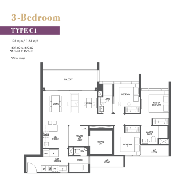 Pullman Residences, 18 Dunearn Road, 3 Bedrooms, 1,163 sqft, Condominium For Rent, by Alyssa Ng, 500220865 - PropertyGuru.com.sg