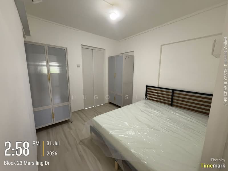 23 Marsiling Drive, 23 Marsiling Drive, Studio, 350 sqft, HDB Flat For Rent, by Hugo Sim, 500220867 - Bedroom - PropertyGuru.com.sg