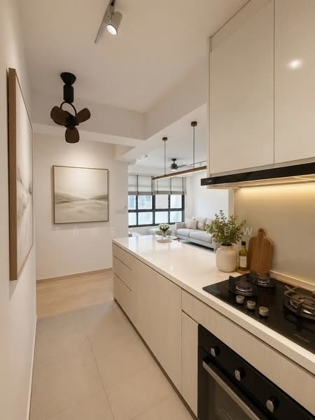 113B Alkaff Crescent, 113B Alkaff Crescent, 2 Bedrooms, 732 sqft, HDB Flat For Sale, by Terence Yew, 500220883 - Kitchen (open concept w windows) - PropertyGuru.com.sg