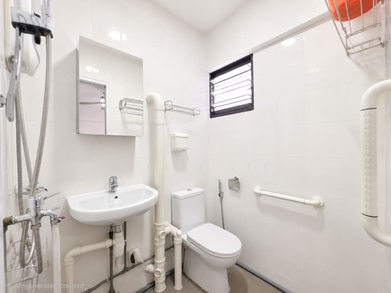 230 Serangoon Avenue 4, 230 Serangoon Avenue 4, 2 Bedrooms, 721 sqft, HDB Flat For Rent, by Ashley Lee, 500220887 - Master Bathroom - PropertyGuru.com.sg