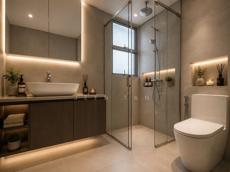 Gardenvista, 950 Dunearn Road, 2 Bedrooms, 872 sqft, Condominium For Sale, by Jeen Tan, 500220888 - Bathroom - PropertyGuru.com.sg