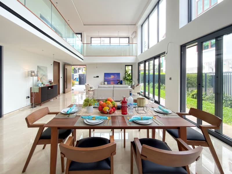 Brand New 2.5 + M Storey Detached @ Matlock Rise, Melrose Drive, Sommerville Rd, Clifton Vale, Seran, Matlock Rise, Melrose Drive, Sommerville Rd, Clifton Vale, Serangoon Mrt, 6 Bedrooms, 8,969 sqft, Detached House For Sale, by Sherman Teo, 500220986 - Living Room - PropertyGuru.com.sg