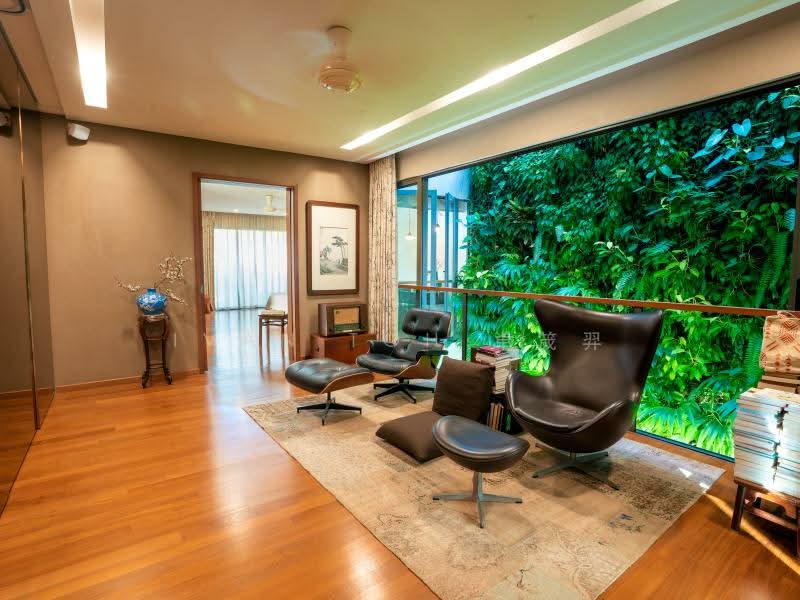 FRANKEL DUNBAR MODERN SEMI-D (4300sqft Land), NICE VERTICAL GARDEN l PROVISION FOR LIFT, 5 Bedrooms, 6,000 sqft, Semi-Detached House For Sale, by Ivan Toh 卓筬羿, 500220999 - Living Room - PropertyGuru.com.sg