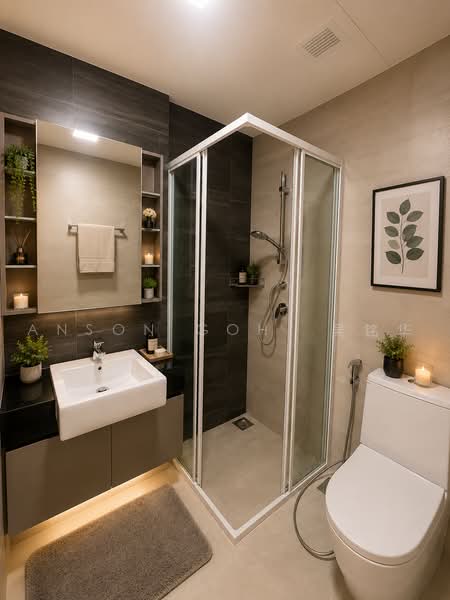 Rezi 35, 20 Lorong 35 Geylang, 1 Bedroom, 441 sqft, Condominium For Rent, by Anson Goh 吴铭华, 500221023 - Bathroom - PropertyGuru.com.sg