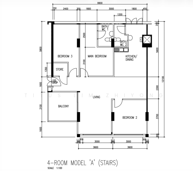 218 Choa Chu Kang Central, 218 Choa Chu Kang Central, 3 Bedrooms, 1,216 sqft, HDB Flat For Sale, by Titus Lim Zhiyong, 500221093 - PropertyGuru.com.sg