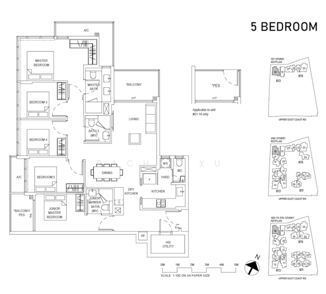 Bagnall Haus, 811 Upper East Coast Road, 5 Bedrooms, 1,528 sqft, Condominium For Sale, by Rachel Xu, 500221115 - PropertyGuru.com.sg