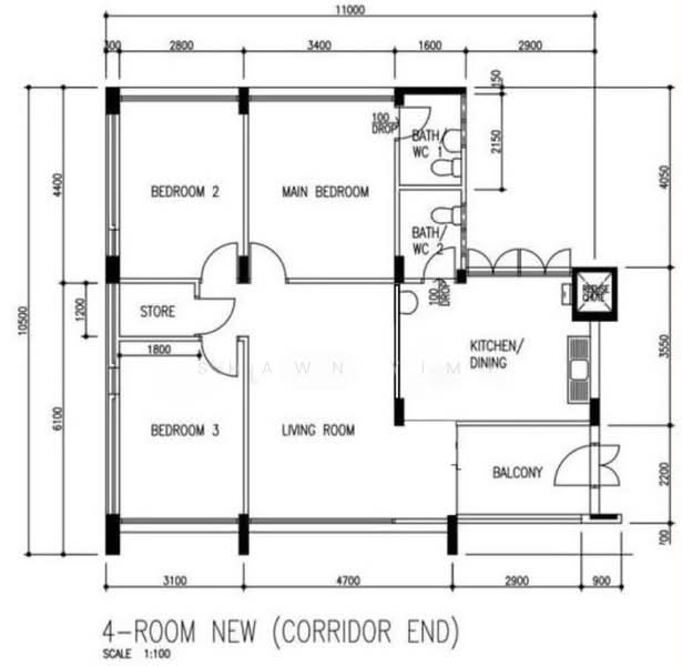 641 Yishun Street 61, 641 Yishun Street 61, 3 Bedrooms, 980 sqft, HDB Flat For Sale, by Shawn Yim, 500221168 - PropertyGuru.com.sg