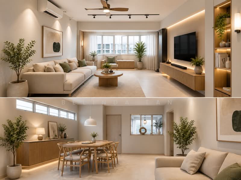 430 Tampines Street 41, 430 Tampines Street 41, 3 Bedrooms, 152 sqft, HDB Flat For Sale, by Belinda Tan, 500221173 - Living Room - PropertyGuru.com.sg